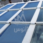 سقف متحرک شیشه‌ای پروژه نوشهر